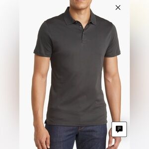 Robert Barakett Shirt NWT Short Sleeve
Honeycomb Collar Polo in Cannon size XL